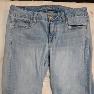 American Eagle Outfitters Light Blue Skinny Jeans